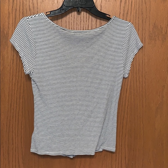 Striped low cut Express Short sleeve - Picture 2 of 3
